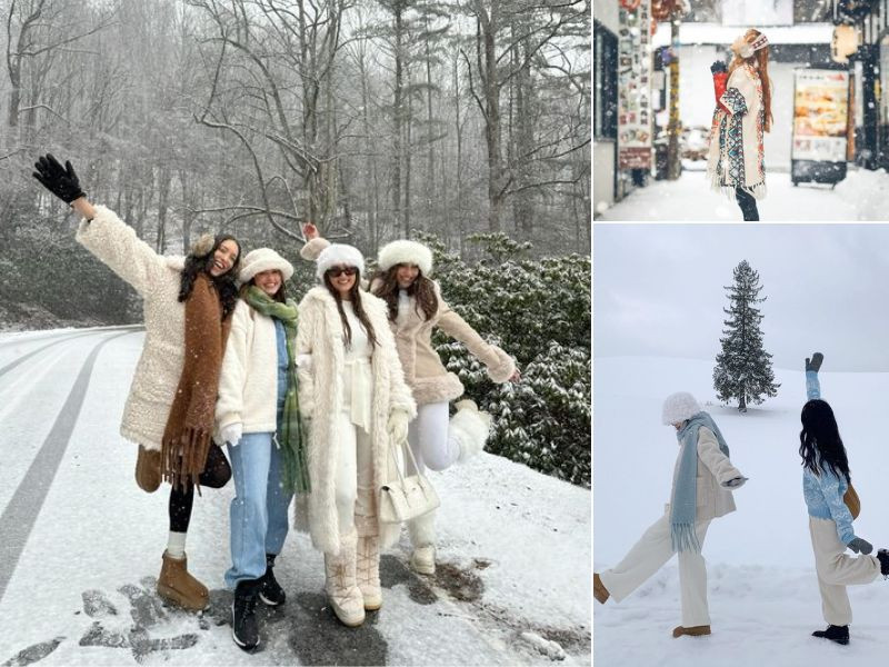 “Outfit bất bại” khi du lịch Nhật Bản tháng 1 