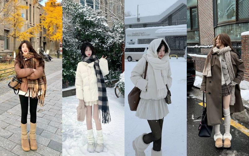Outfit Đông Ấm, sang và cực hợp cho mùa tuyết rơi