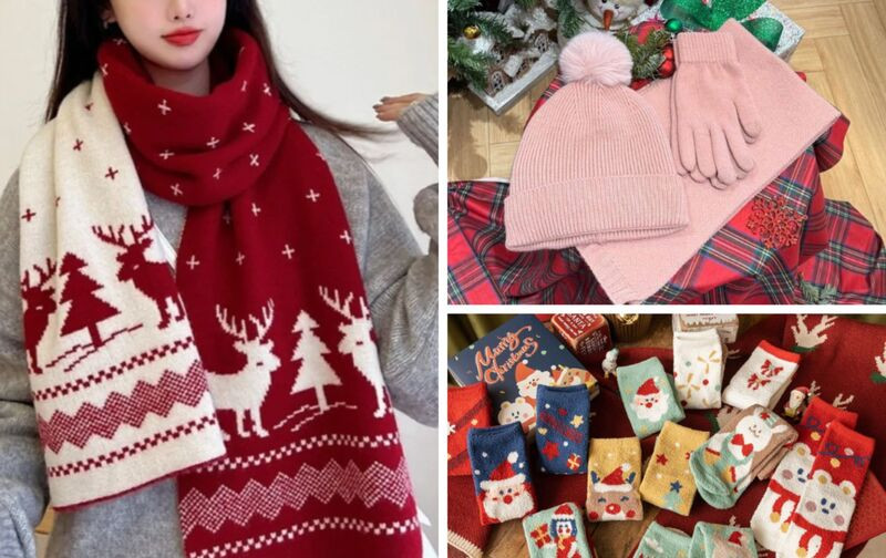 Một số phụ kiện được trang trí theo chủ đề Giáng Sinh 