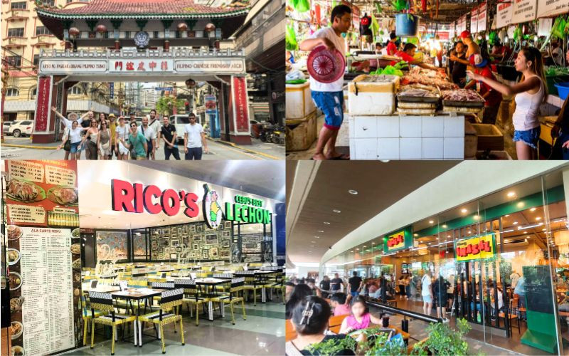 Du khách khám phá ẩm thực địa phương tại Philippines Du khách khám phá ẩm thực địa phương tại Philippines