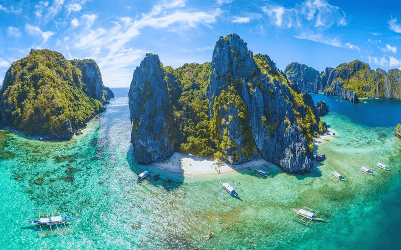 Đảo El Nido sau mùa mưa Đảo El Nido sau mùa mưa