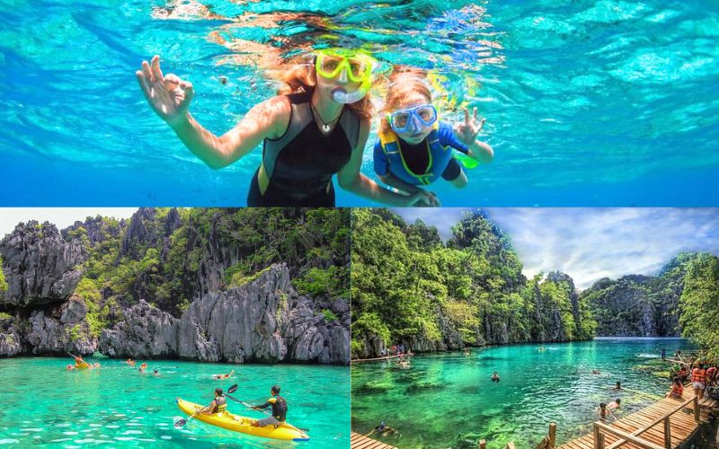 Du khách tận hưởng các hoạt động biển sôi động tại Philippines Du khách tận hưởng các hoạt động biển sôi động tại Philippines