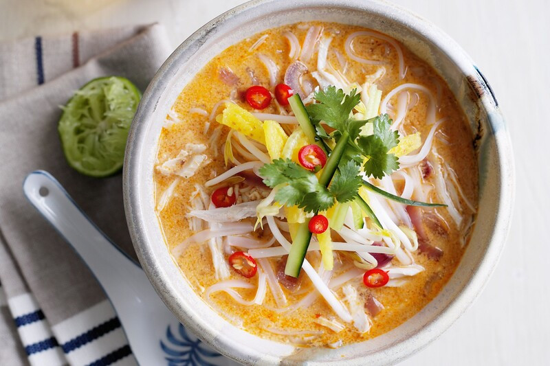 Bún nước Laksa thơm ngon hấp dẫn Bún nước Laksa thơm ngon hấp dẫn