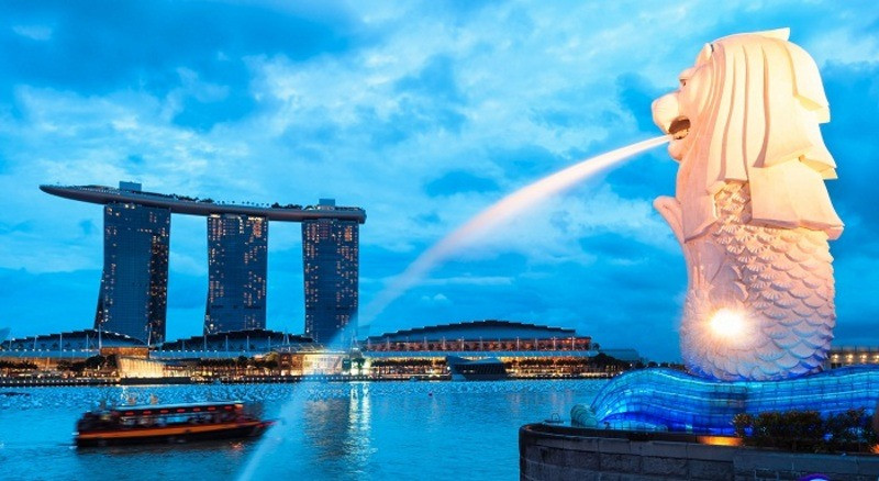 Check-in biểu tượng Merlion nổi tiếng không thể bỏ lở