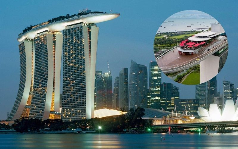 Marina Bay Sands là công trình thiết kế ba tòa tháp độc đáo Marina Bay Sands là công trình thiết kế ba tòa tháp độc đáo
