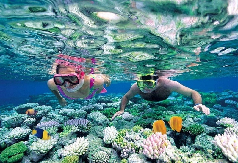 Biển ở đảo Kusu