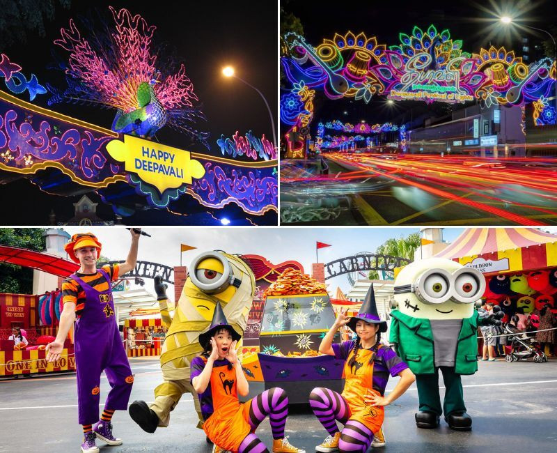 Mùa lễ hội sôi động vào tháng 10 tại Singapore