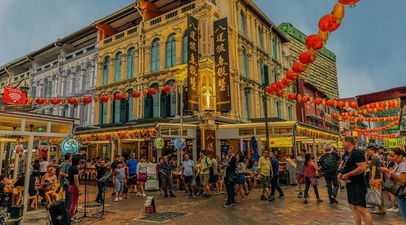 Mua sắm tại Chinatown ở Singapore
