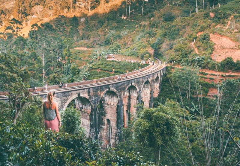 Nine Arch Bridge - Công trình kiến trúc nổi tiếng ở Sri Lanka