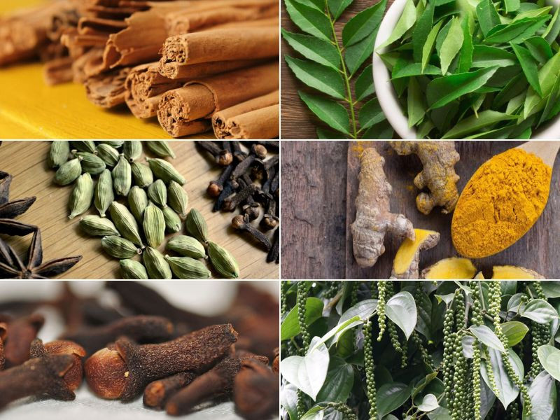 Gia vị và nước cốt dừa tạo nên dấu ấn riêng cho ẩm thực Sri Lanka (Ảnh: Sưu tầm)