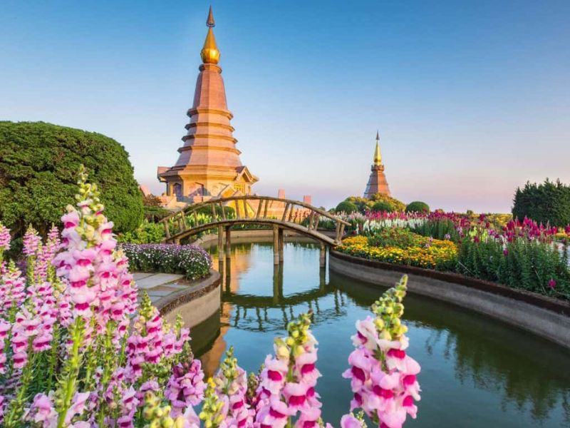 Toàn cảnh thành phố Chiang Mai rực rỡ 