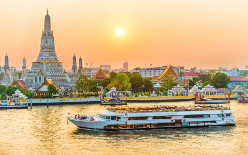 Bình minh thơ mộng tại Bangkok