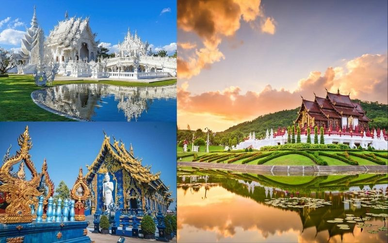 Tham quan Chùa Trắng, Chùa Xanh và Tam Giác Vàng