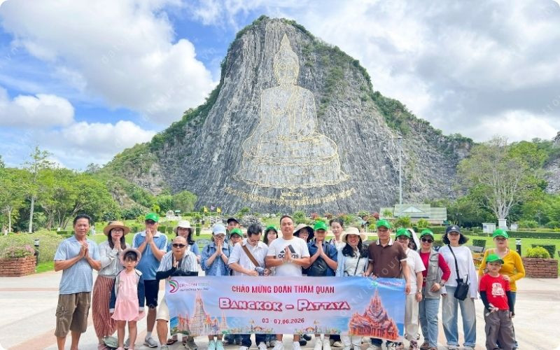 Đoàn khách tour Thái Lan