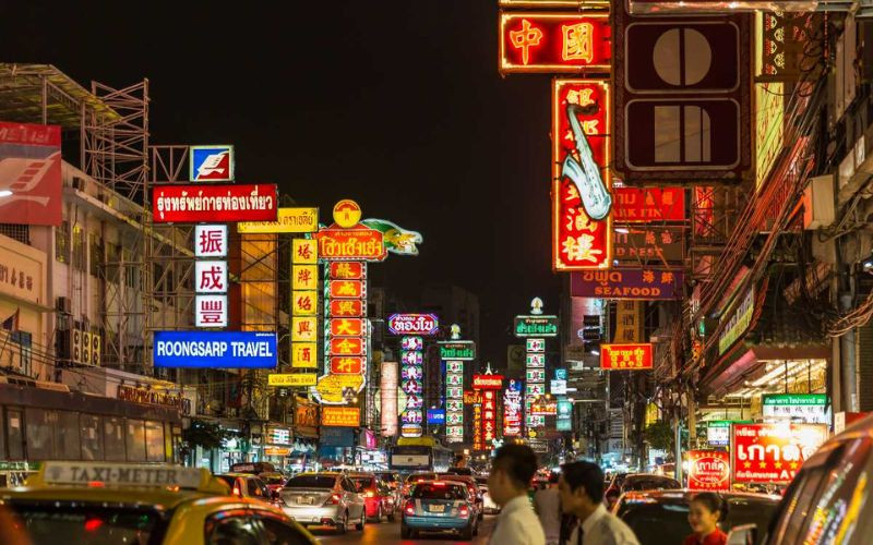 Khu phố Chinatown nổi tiếng Bangkok