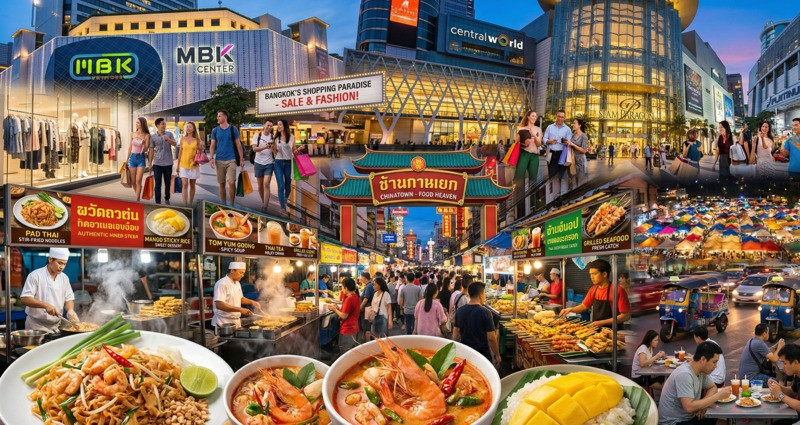 Khung cảnh nhộn nhịp của Thái khi về đêm