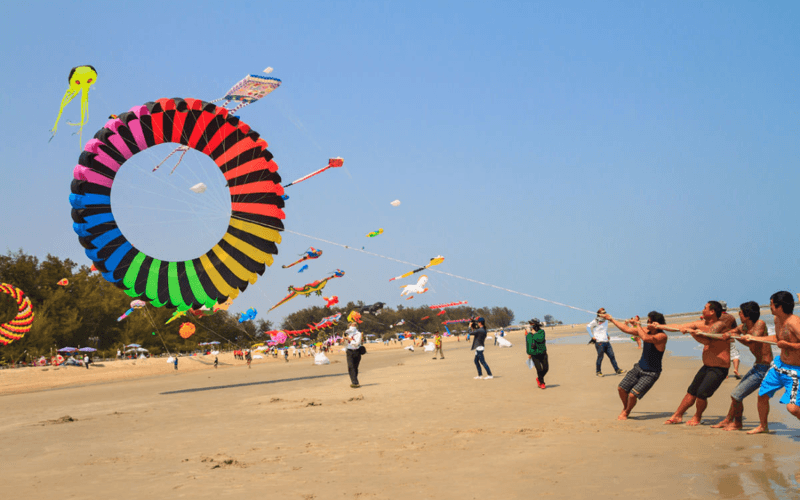 Lễ hội diều tại Bãi biển Hua Hin