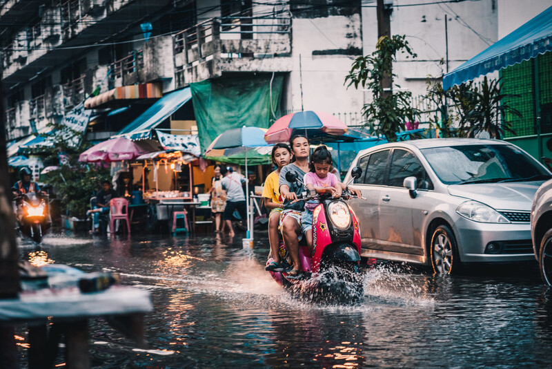 Thái Lan vào mùa mưa 