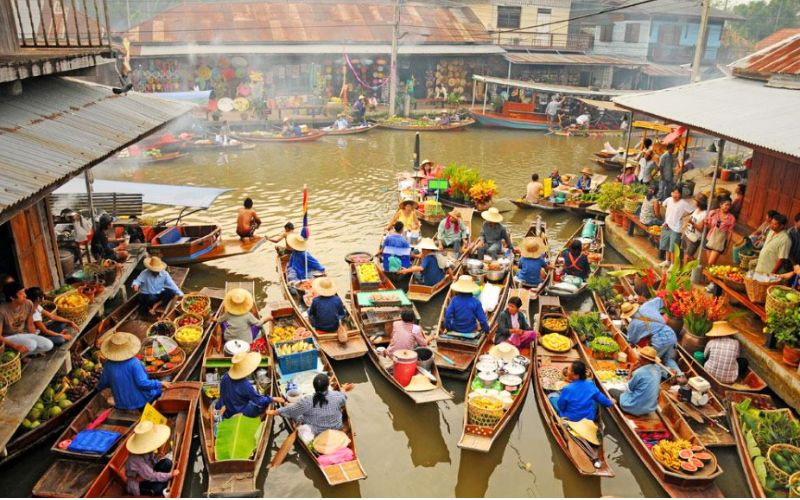 Nét văn hóa sông nước độc đáo giữa lòng Thái Lan Nét văn hóa sông nước độc đáo giữa lòng Thái Lan