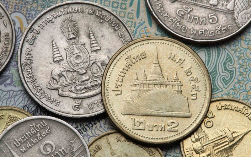 Những đồng xu baht Thái độc đáo