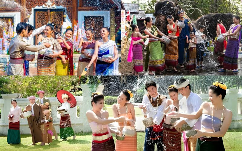 Tết Thái rộn ràng với sắc màu Songkran