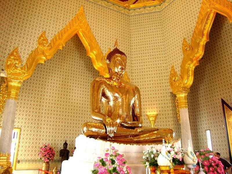 Chùa Wat Traimit - tượng Phật Vàng nặng 5.5 tấn