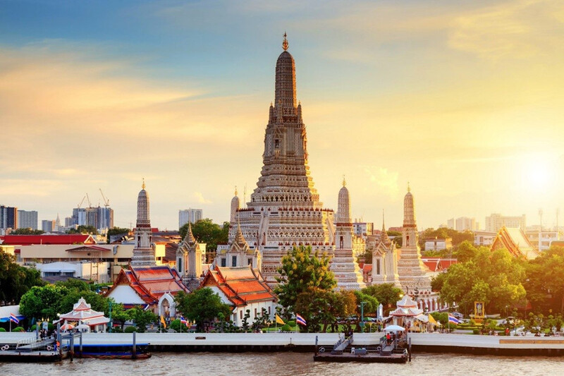 Toàn cảnh chùa Wat Arun