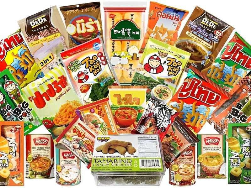 Thái Lan nổi tiếng với các loại bánh kẹo