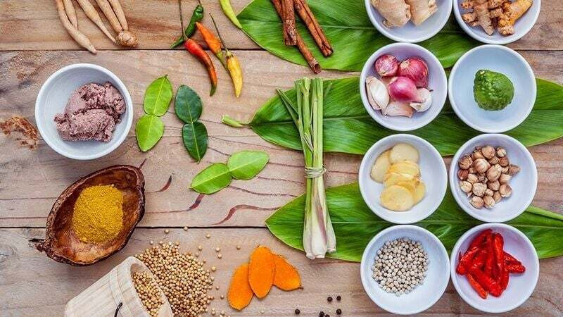 Gia vị ẩm thực mang đậm tính Thái Lan