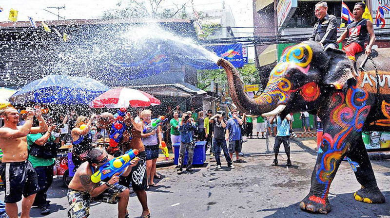 Lễ hội Songkran Phuket Thái Lan