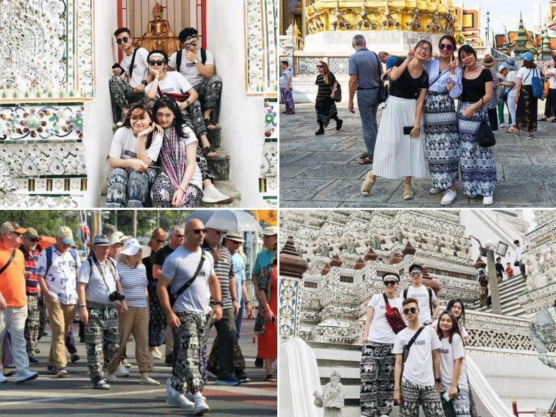 Check-in Thái Lan với những chiếc quần họa tiết nổi tiếng