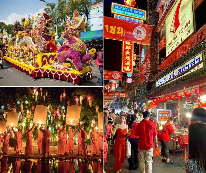Lễ hội Thái Lan hấp dẫn dịp đầu năm