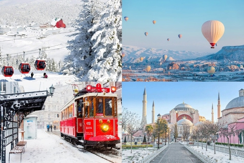 Thời tiết tháng 1-2 Thổ Nhĩ Kỳ lạnh và có tuyết 
