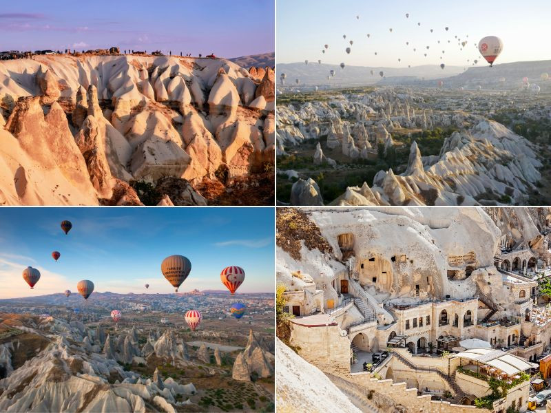 Địa hình đặc biệt của Cappadocia Thổ Nhĩ Kỳ