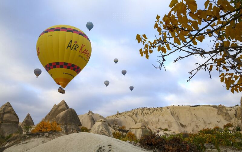 Không khí cực kì yên bình tại Cappadocia vào mùa thu Không khí cực kì yên bình tại Cappadocia vào mùa thu
