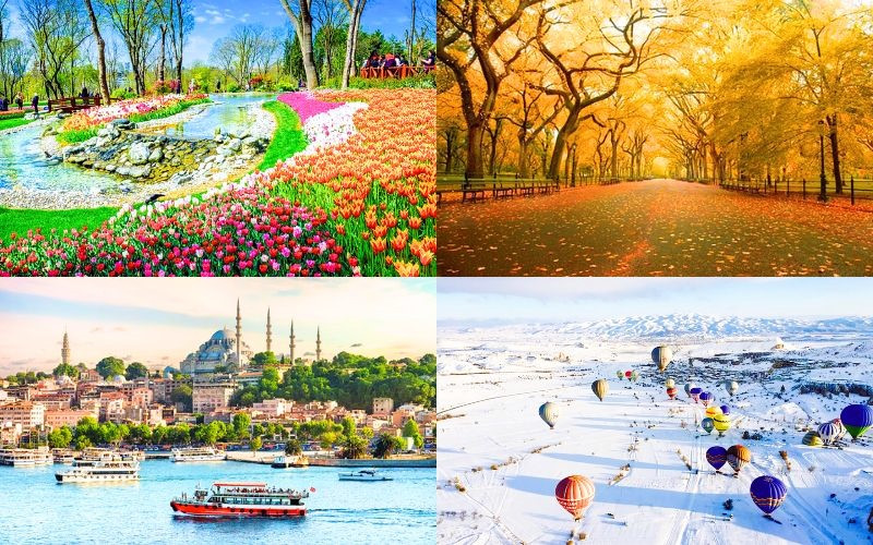 Mỗi mùa ở Thổ Nhĩ Kỳ lại mang đến những trải nghiệm độc đáo