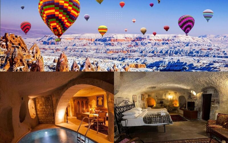 Mùa đông ở Cappadocia và khách sạn hang động cực độc đáo Mùa đông ở Cappadocia và khách sạn hang động cực độc đáo