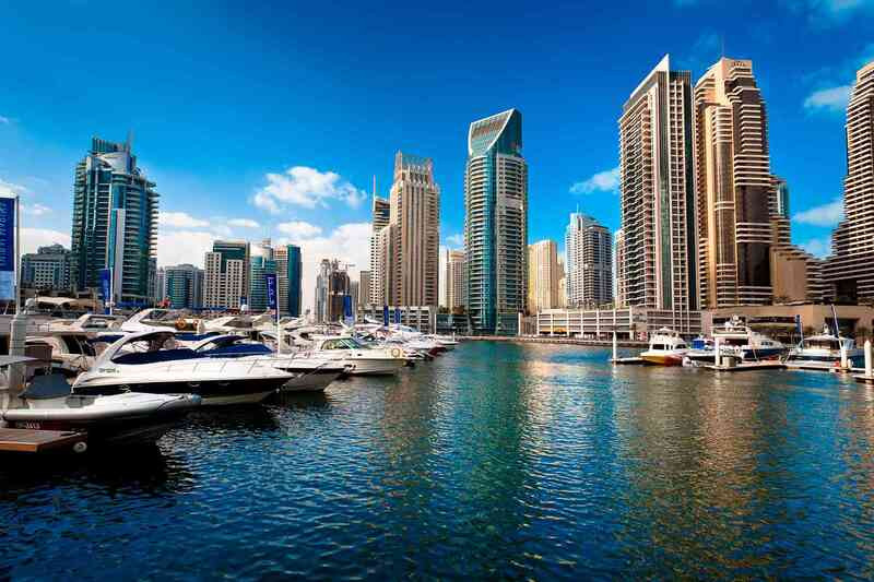 Dubai Marina - bến du thuyền sang trọng ở Dubai