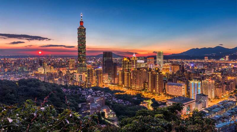 Tháp Taipei 101 nổi tiếng tại Đài Loan