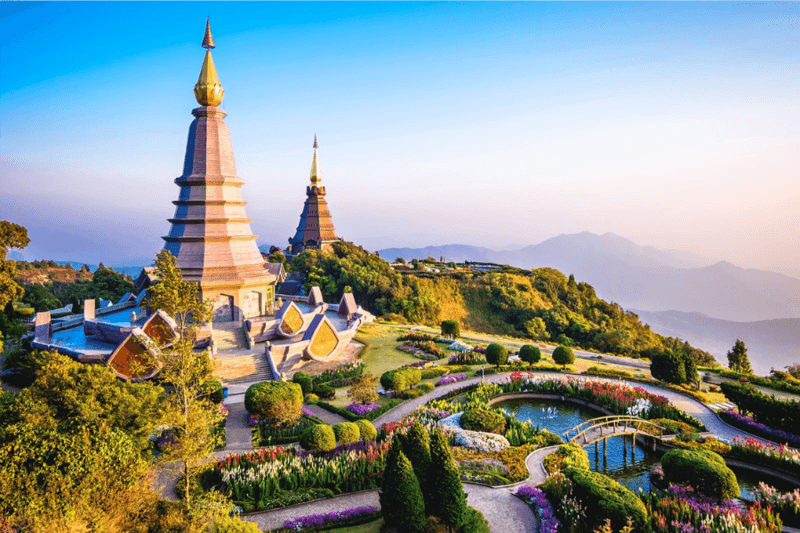 Vẻ đẹp tại chùa Chiang Mai - Thái Lan