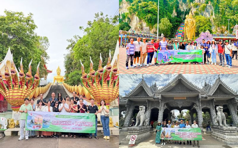 Hình ảnh du khách chọn tour bên Đất Việt Tour 