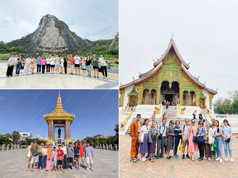 Đoàn khách đi tour 3 nước đông nam á