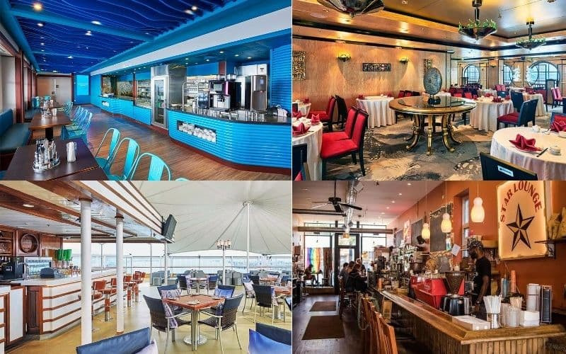 Khu vực thưởng thức ẩm thực sang trọng cùng với dịch vụ chuyên nghiệp