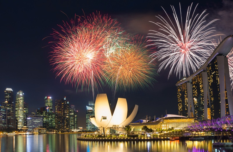 Singapore ngập trong sắc đỏ và không khí vui nhộn dịp Tết