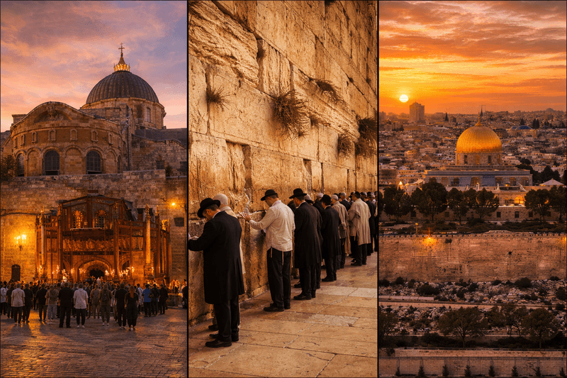 Jerusalem - nơi đức tin Do Thái giáo, Kitô giáo và Hồi giáo cùng hướng về qua hàng nghìn năm lịch sử