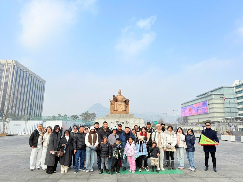 Du khách tour Hàn Quốc Du khách tour Hàn Quốc