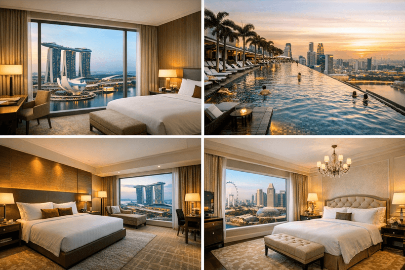 Giá phòng Singapore dao động từ bình dân đến cao cấp 