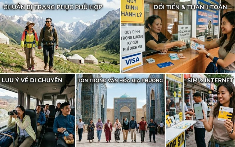 Tips du lịch Trung Á lần đầu cho khách Việt Tips du lịch Trung Á lần đầu cho khách Việt