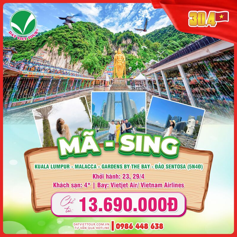 Tour lễ 30/4 tại Đất Việt Tour