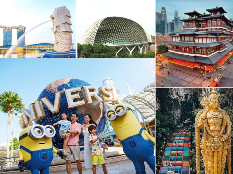 Tour từ Hà Nội đi Singapore - Malaysia 5N4Đ